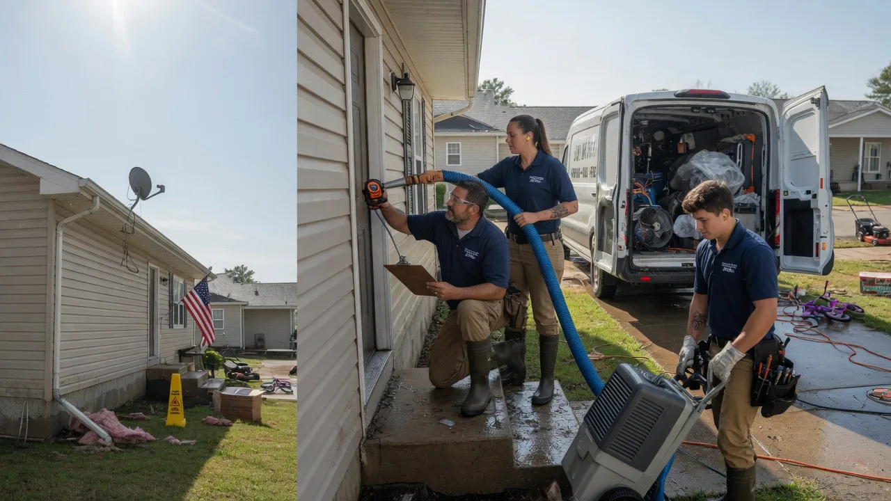 Ceiling Water Damage Restoration in Barnard, KS near me